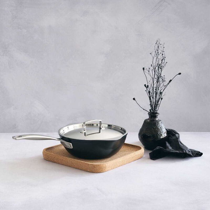 Le Creuset Non-Stick Ceramic Chef's Pan with Pouring Spouts 24cm image number 1